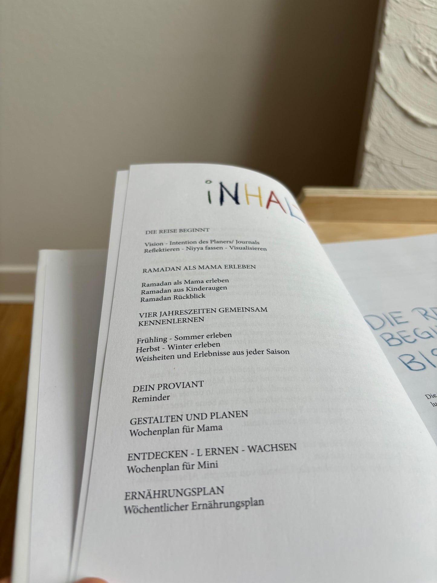 Islamischer Mama Planer/ Journal